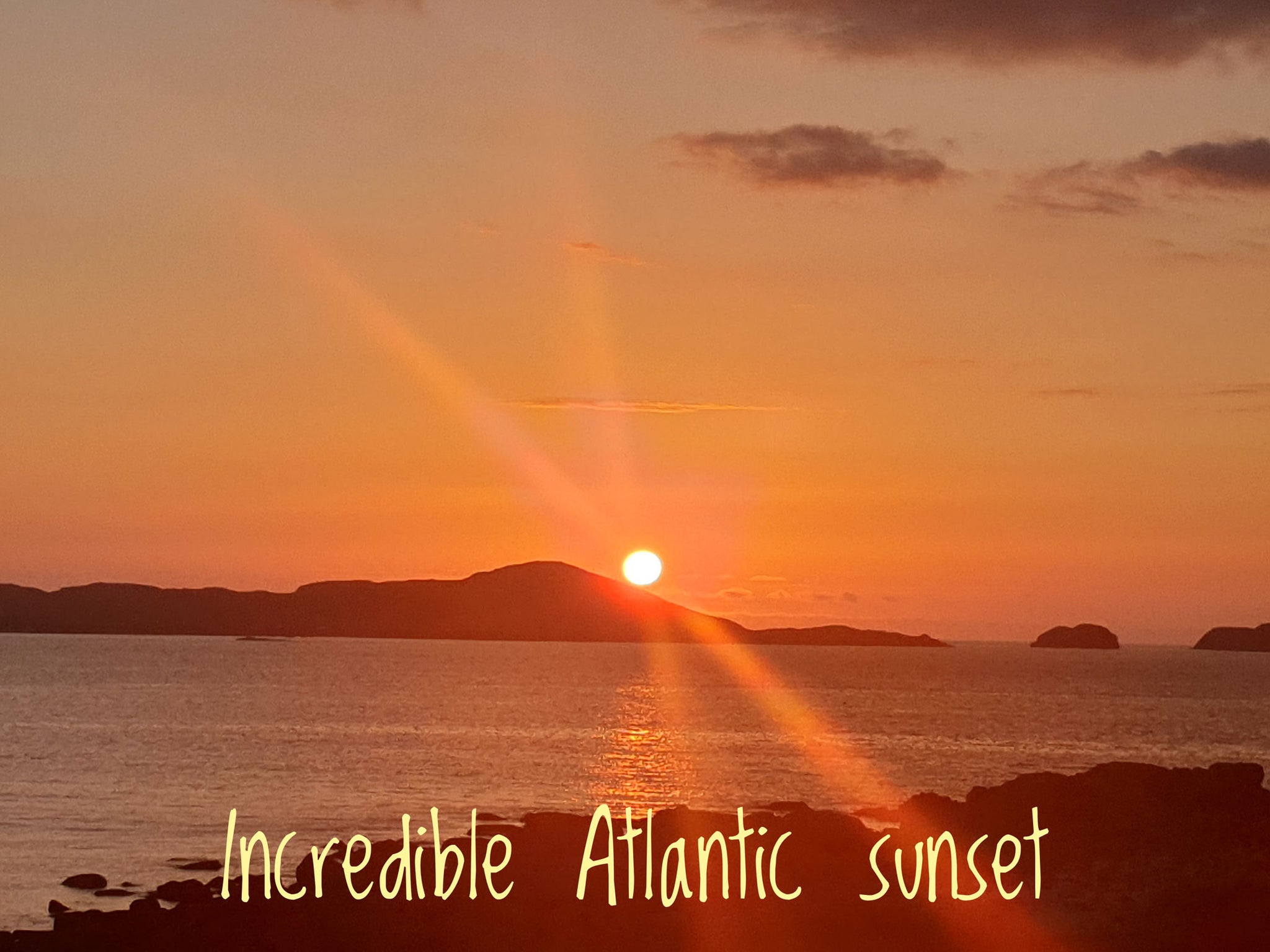 Incredible Atlantic sunset