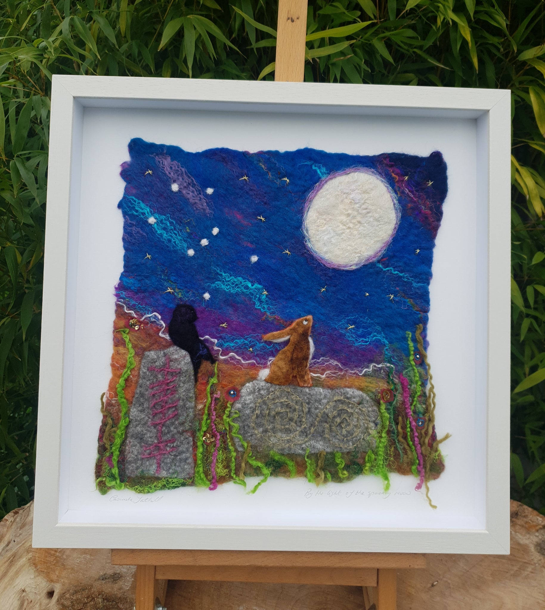 BY THE LIGHT OF THE SPARKLY MOON - An Original Artwork